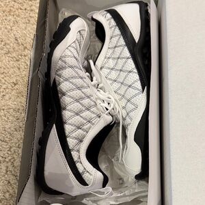 Women’s FootJoy White and Black Golf Shoes